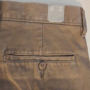 J. Crew Brown NWT Men’s 32Wx32L Cotton-Hemp Pant
